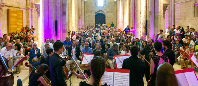 El monasterio de Santa Mara la Real vibr con Camerata JOL