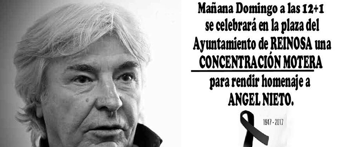 Los moteros campurrianos homenajean hoy a ngel Nieto