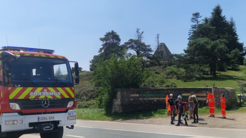 Una mujer resulta herida tras sufrir una cada en la Pirmide de los Italianos
