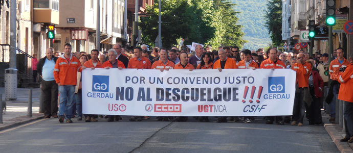 Los trabajadores de Gerdau reciben miles de apoyos