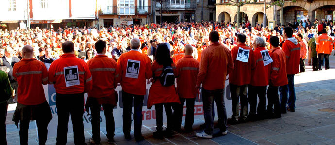 Los trabajadores de Gerdau reciben miles de apoyos