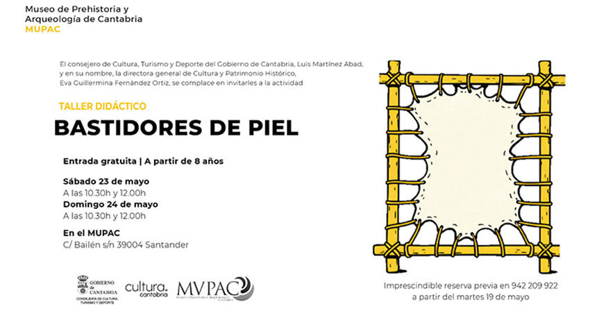 El MUPAC acoge este fin de semana un taller en torno al trabajo de las pieles