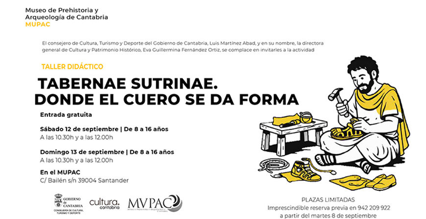 El MUPAC celebrar� un taller gratuito sobre trabajos con cuero en la antigua Roma