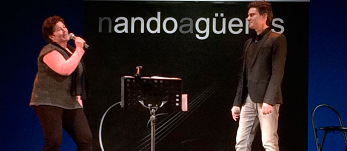 Nando Ageros canta a San Sebastin