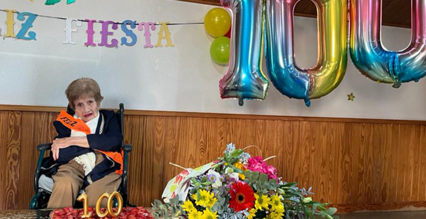 Natividad Montero cumple 100 aos