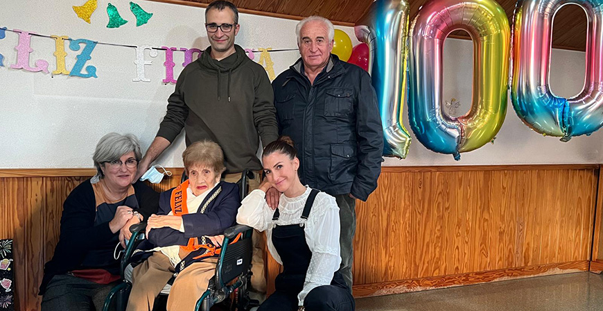 Natividad Montero cumple 100 aos