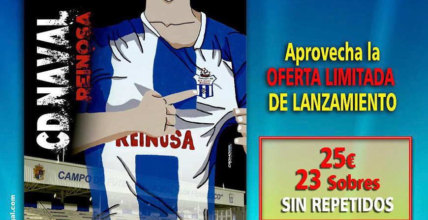 El Naval lanza el lbum de cromos de la temporada 2023/23