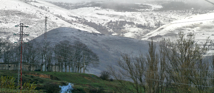 La nieve cuaja por encima de los 1.000 metros