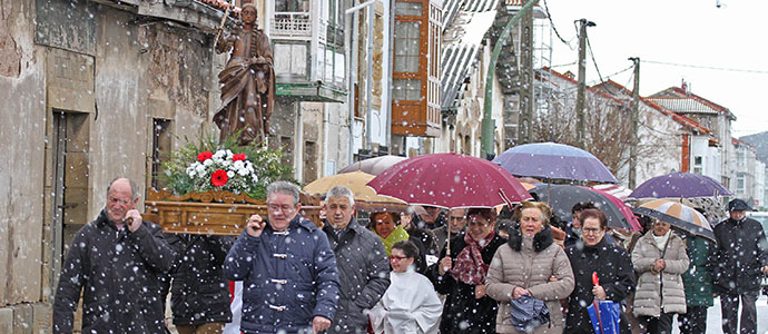 Nieve para festejar a Santa gueda 