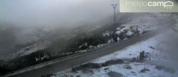 La nieve reaparece de forma tmida en Alto Campoo
