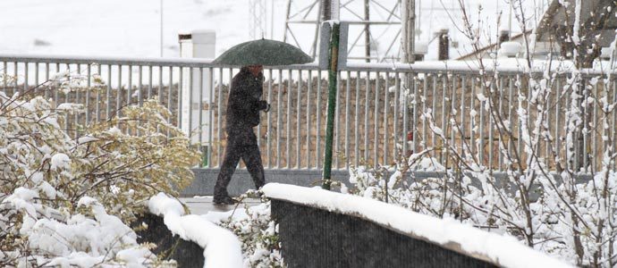 La nieve remite, pero seguir la inestabilidad y el fro