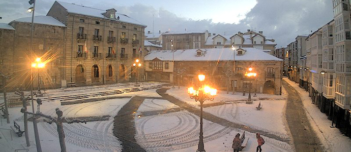 La nieve se retira y llega el fro