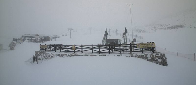 La nieve se retira y llega el fro