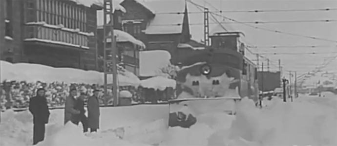 Nieve en las vas campurrianas (1956)