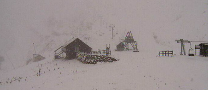 La nieve ya cubre Alto Campoo