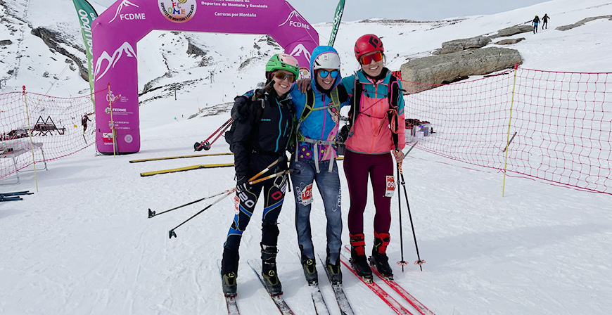 Noelia Ortiz y Manuel Merillas se imponen en la VI Skirace Herradura de Campoo 