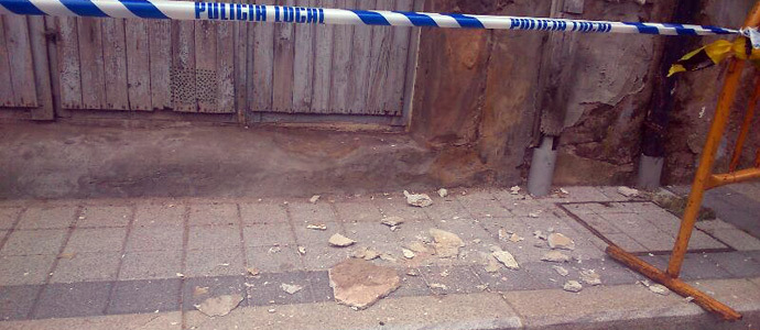 Nuevos desprendimientos en la calle Rodrigo de Reinosa