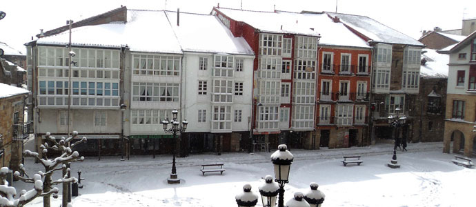 Nuevos materiales para las ventanas y galeras del centro de Reinosa