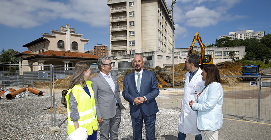 La obra instalacin de la Protonterapia en Cantabria 