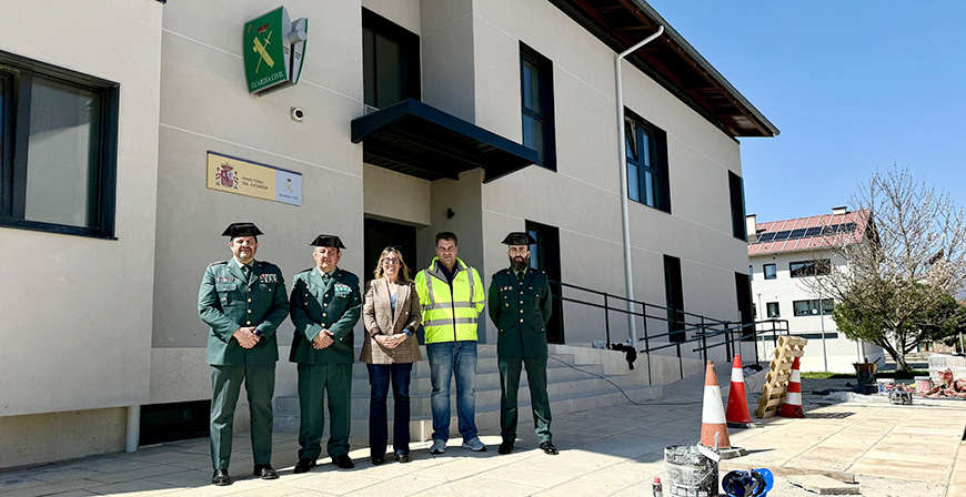 Las obras del cuartel de la Guardia Civil de Reinosa entran en su fase final 