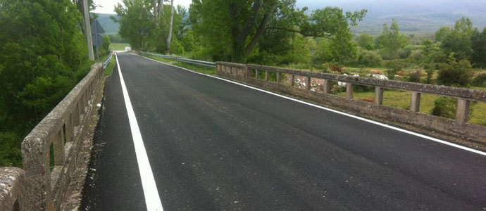 Obras Pblicas acondiciona varias calzadas de Campoo de Suso