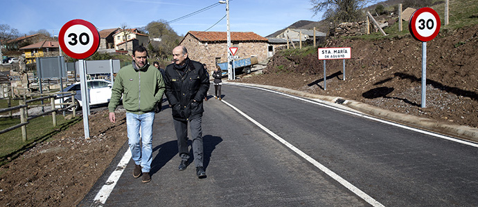 Obras Pblicas destina 375.000 euros para mejorar la carretera de Santa Olalla de Aguayo 