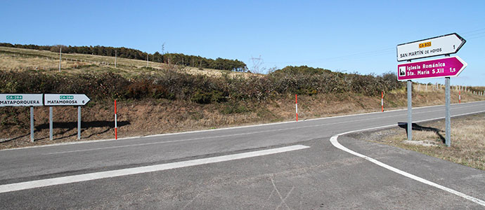 Obras Pblicas financia la mejora del firme de la carretera de acceso a San Martn de Hoyos