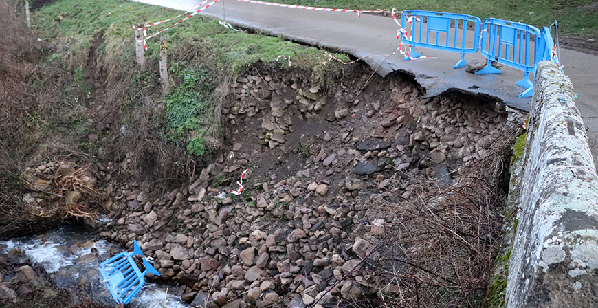 Obras Pblicas reparar el puente de Soto
