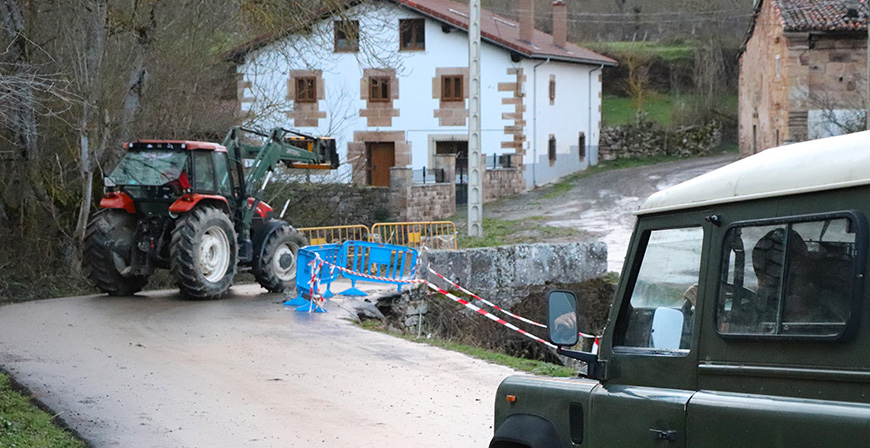 Obras Pblicas reparar el puente de Soto