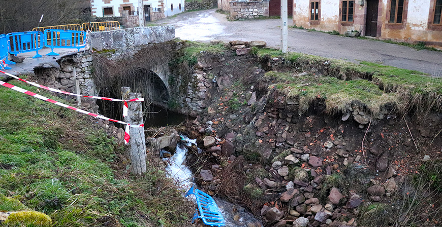 Obras Pblicas reparar el puente de Soto