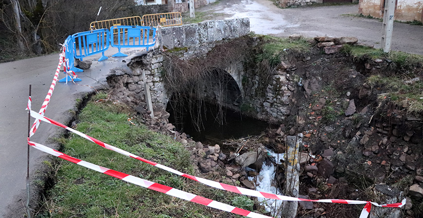 Obras Pblicas reparar el puente de Soto