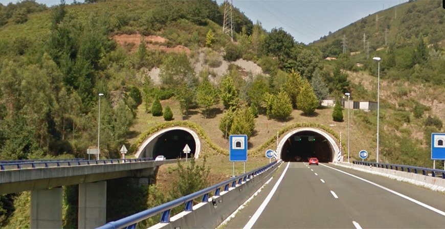 Las obras en el tnel de Gedo, en la A-67, obligarn a cortar la calzada derecha de mircoles a jueves