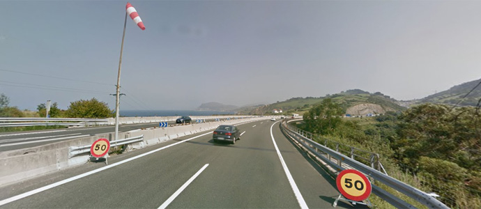 Las obras en el viaducto de Ontn cortarn la A-8 esta noche en sentido Bilbao