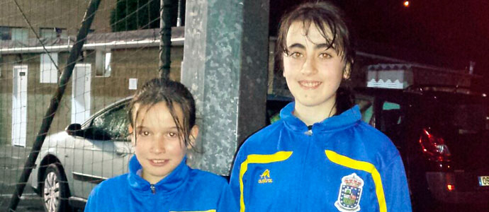 Olga y Yaiza, convocadas con la Seleccin Cntabra de Ftbol Sub-12