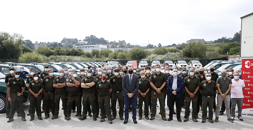 El Operativo de lucha contra incendios forestales moderniza su flota con 36 vehculos nuevos