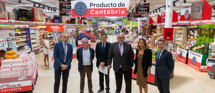 Oria agradece a Carrefour su compromiso con la promocin de los productos de Cantabria