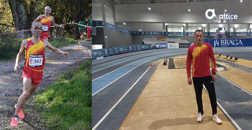 scar Fernndez y Jos Antonio Abia se cuelgan el bronce en el Campeonato de Europa de Atletismo en Veteranos