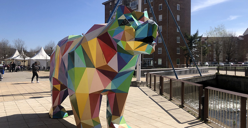 El Oso de Okuda ya necesita retoques