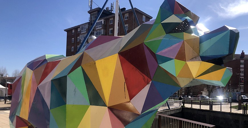 El Oso de Okuda ya necesita retoques