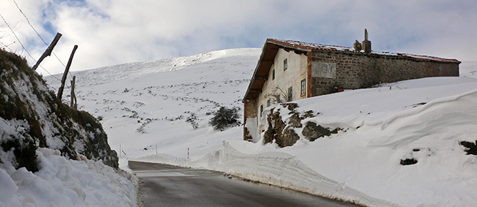 Los paisajes blancos de Palombera