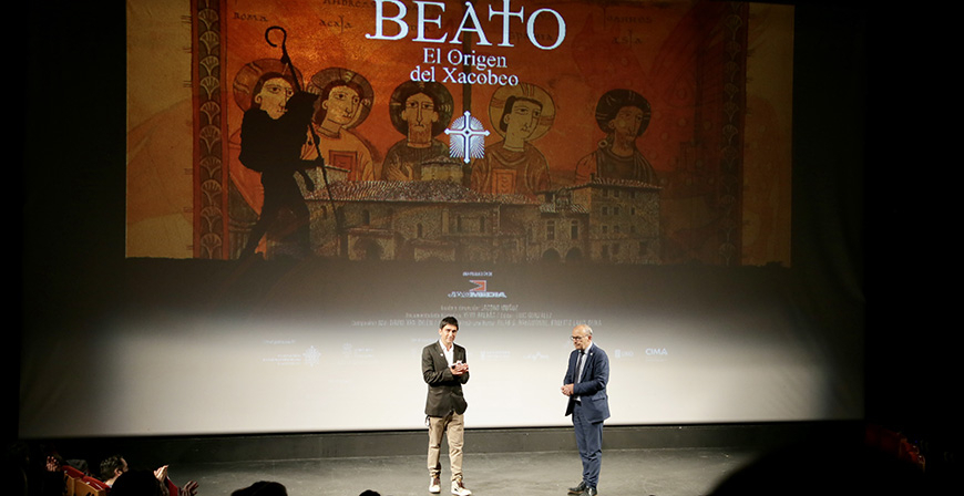 El Palacio de Festivales acoge el estreno del documental 'Beato, el Origen del Xacobeo'