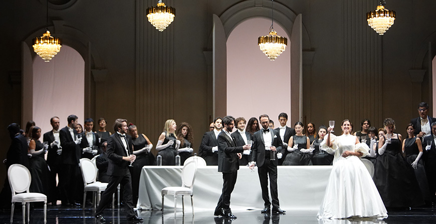 El Palacio de Festivales acoge esta semana una doble funci�n de La Traviata y el concierto de Quatuor Mosa�ques