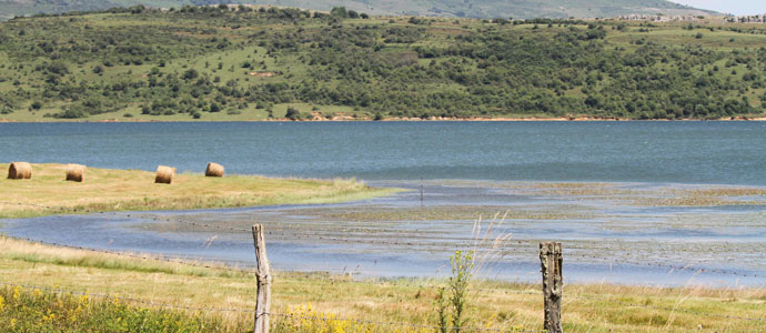 El Pantano del Ebro acumula 250 hm3 ms de agua que el ao pasado