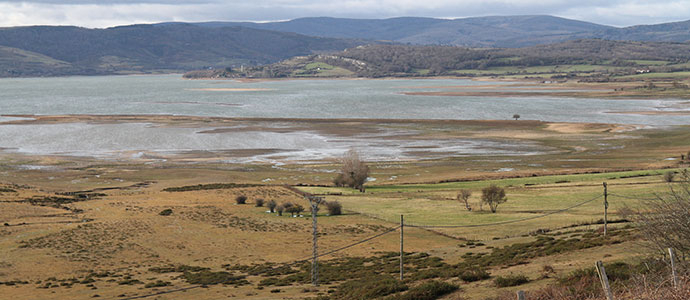 El pantano del Ebro, al 46,55% de su capacidad