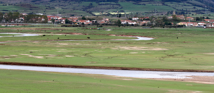 El Pantano del Ebro, al 57,5%
