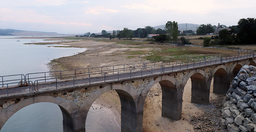 El Pantano del Ebro entra en la última semana de julio al 58,8% de su capacidad