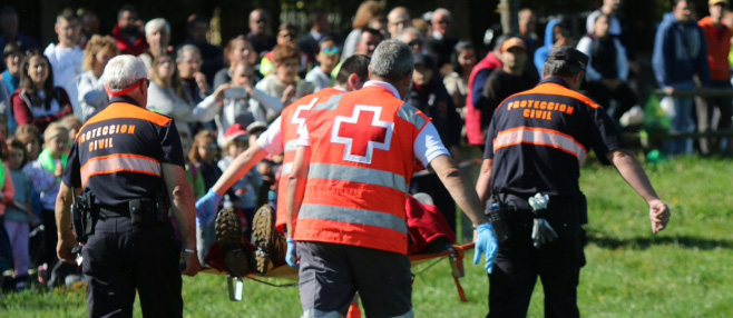El Pantano del Ebro, escenario de simulacros de emergencias