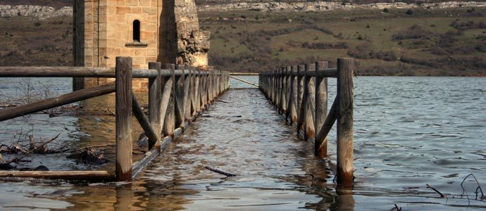 El Pantano del Ebro, a punto de llenarse