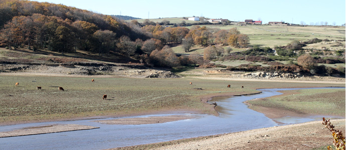 El Pantano del Ebro se toma un respiro