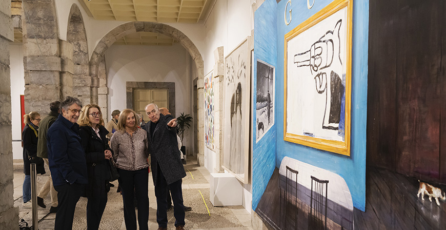 El Parlamento de Cantabria acoge la exposicin 'La pintura', compuesta por 16 obras de la prestigiosa Coleccin Bragales
